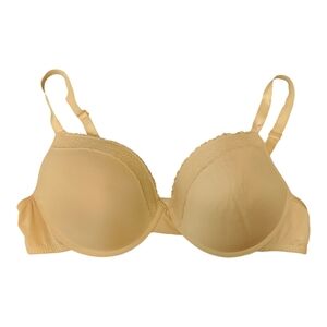Cream Lace Beige Bra